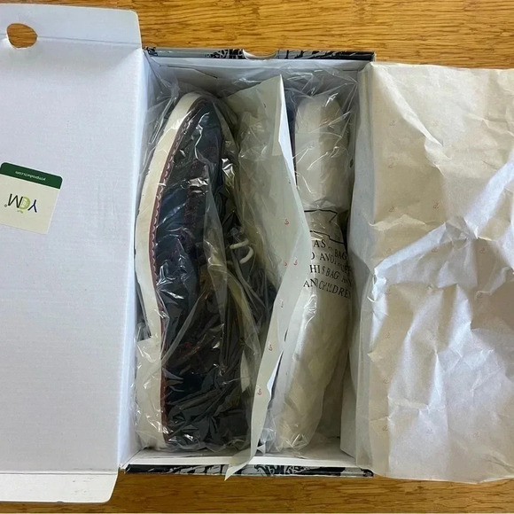 GBX Grieves Suede Men's Wingtip Oxfords - Navy - 7.5 8 8.5 9 13 NWT - Picture 11 of 11